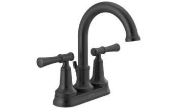 Delta Chamberlain Bathroom Faucet Matte Black-Certified Refurbished