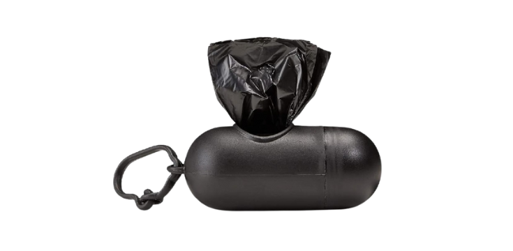 Dog Poop Leak Proof Bags With Dispenser and Leash Clip